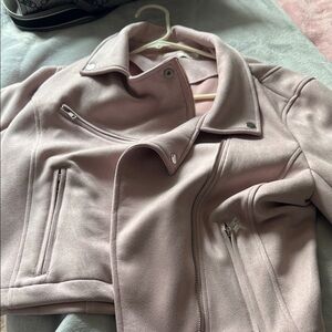 Dex Mauve Leather Jacket